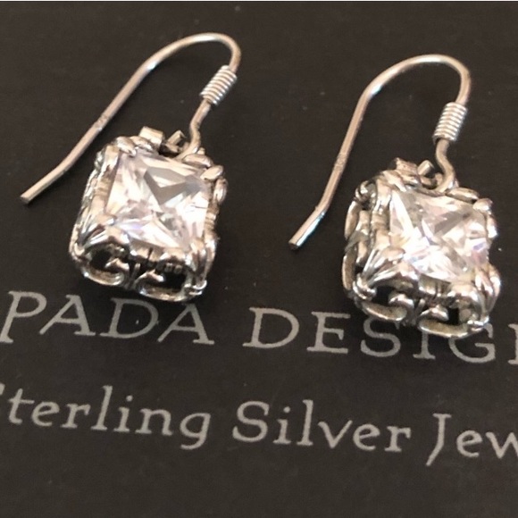 Silpada Sterling Silver CZ “Uptown” Earrings - Picture 8 of 11